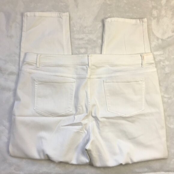 J. Jill Denim Authentic Fit Slim Ankle Jeans Women's Plus Size 18 White, Stretch - Picture 8 of 10